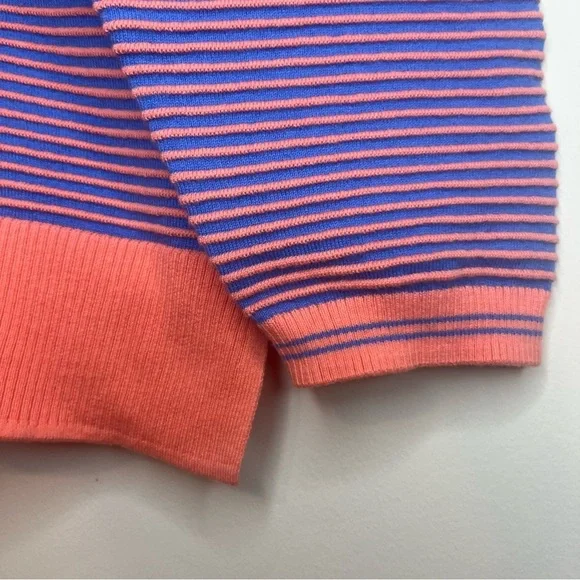 NWT LIVI ACTIVE Lane Bryant Atheleisure Crewneck Ottoman Sweater in Fusion Coral - Picture 6 of 10